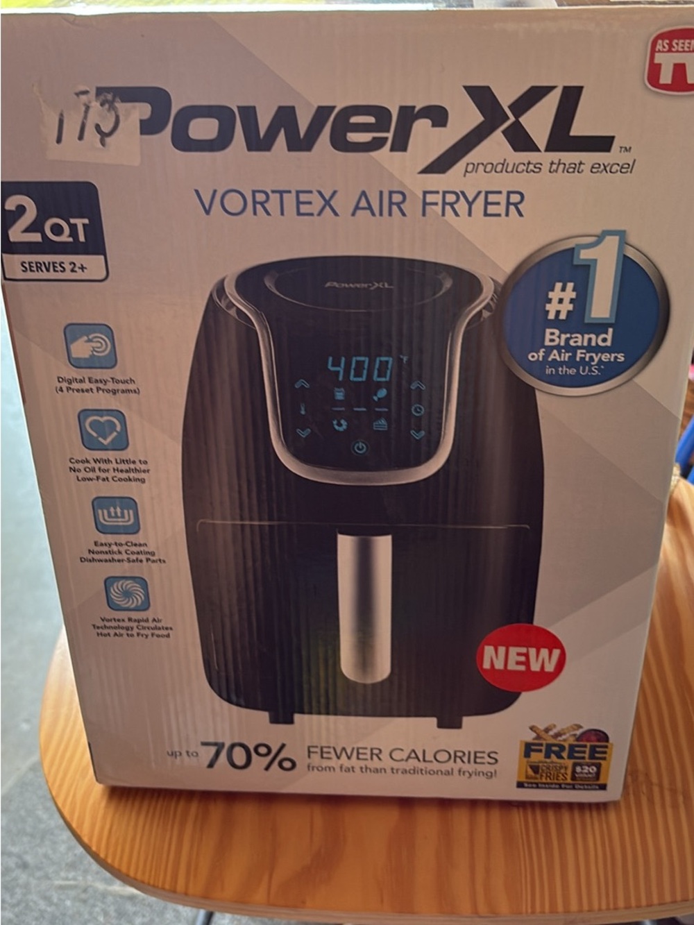 Vortex Air Fryer - Black, 2 QT